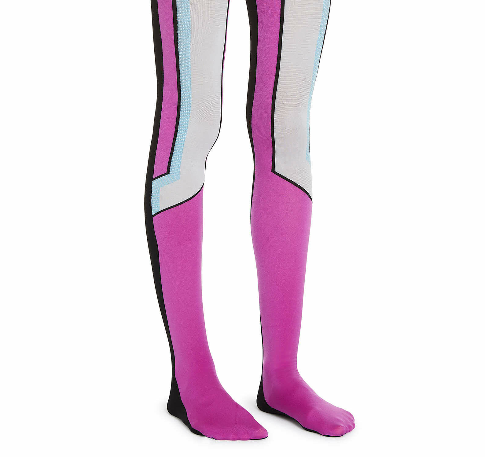 MAISON SOKSI RAVE SOUL – WHITE, PINK TIGHTS