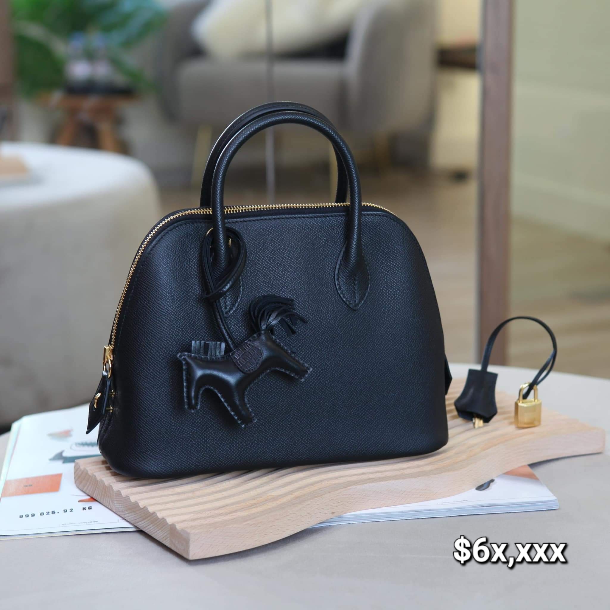 Hermes Bolide 25 Epsom Leather Black GHW HK$6x,xxx (HK$2,000 即時落訂)