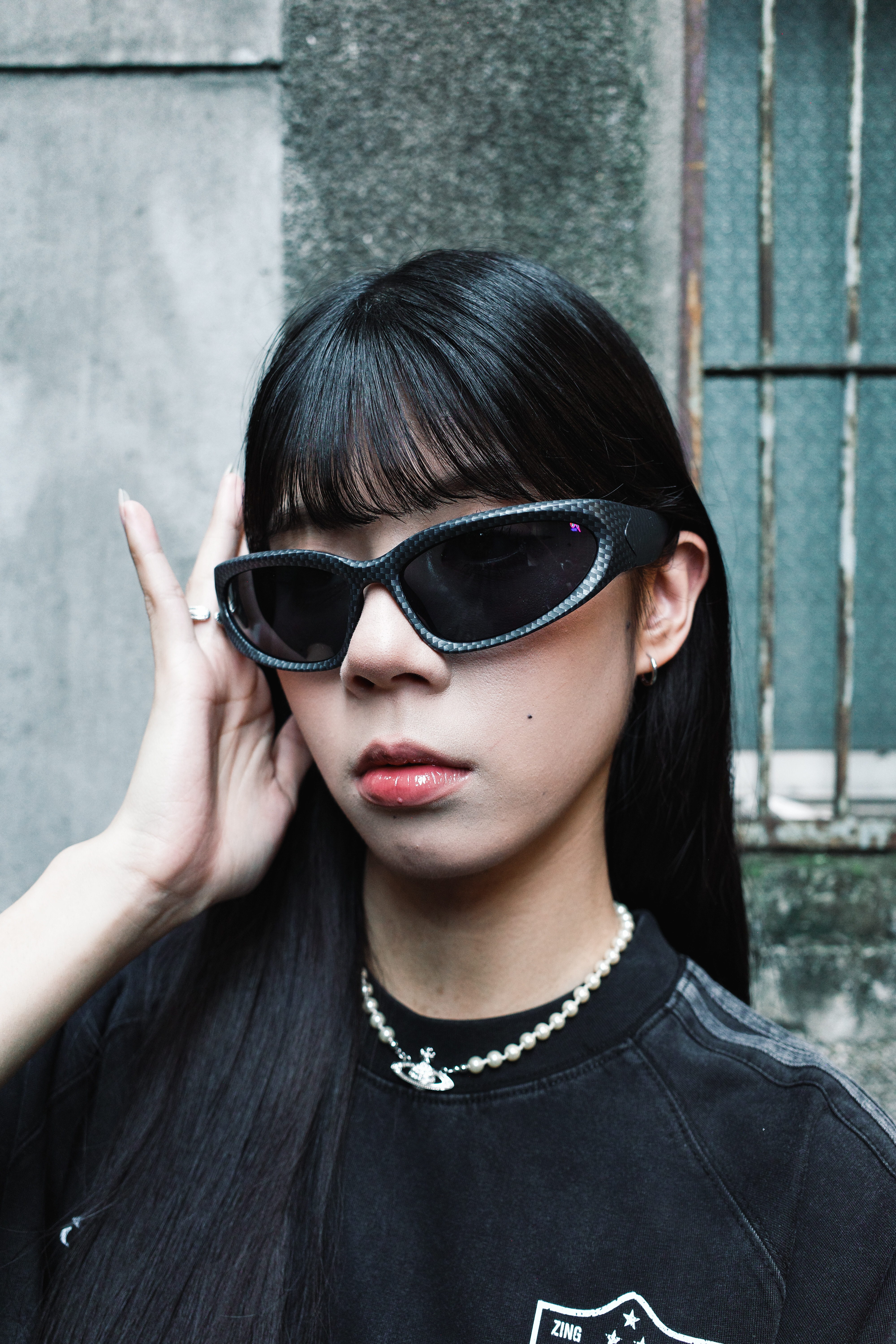 『Always_Good』未來感 仿碳纖維 墨鏡