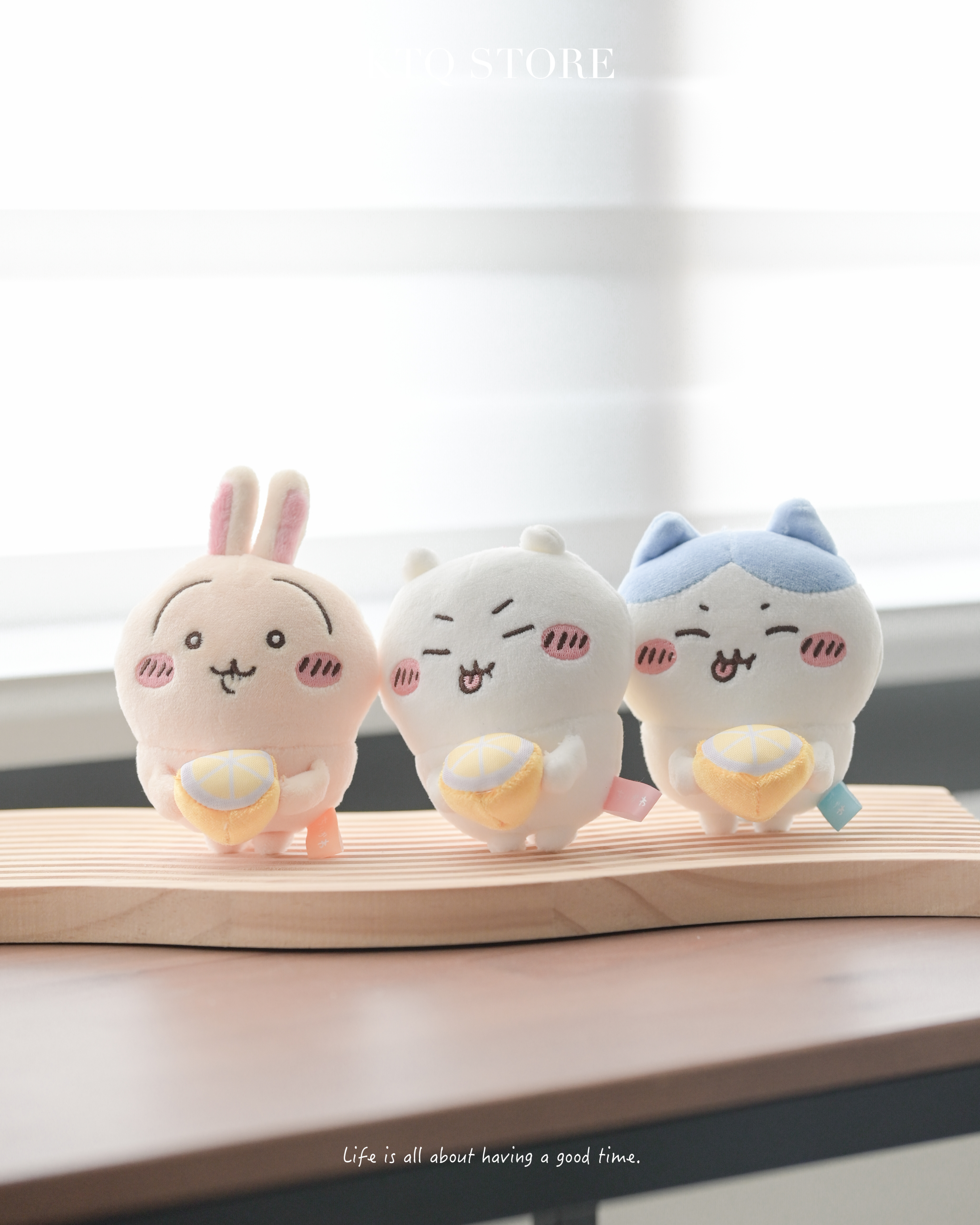 KTQ STORE ‧ 日本 天貓旗艦店 Chiikawa 吉伊卡哇 吃檸檬系列 吊飾 娃娃