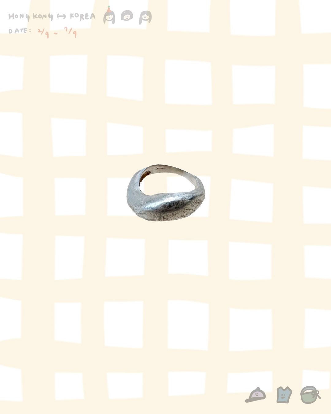 925純銀造舊感戒指