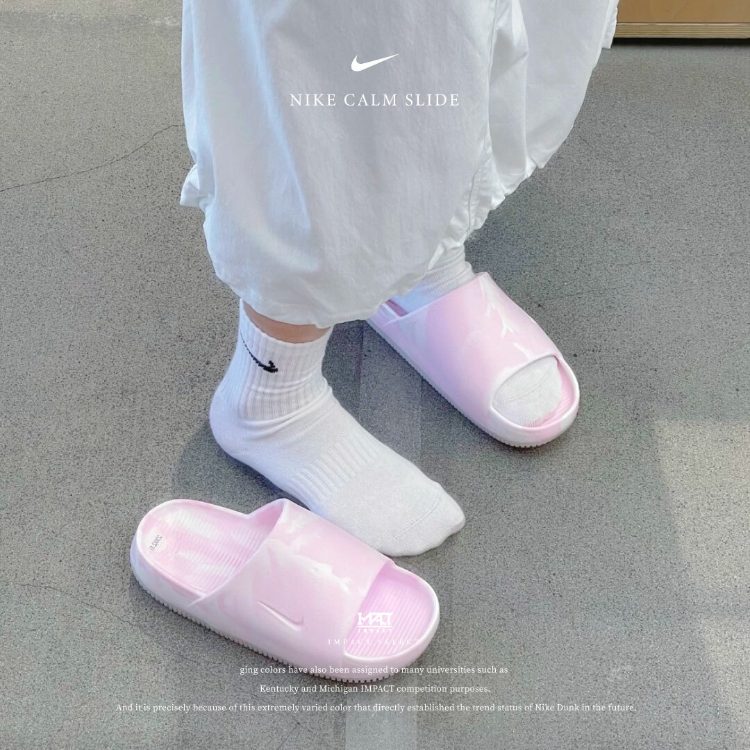 Nike Calm Slide 雲朵麵包 粉霞 拖鞋 FV5643-600