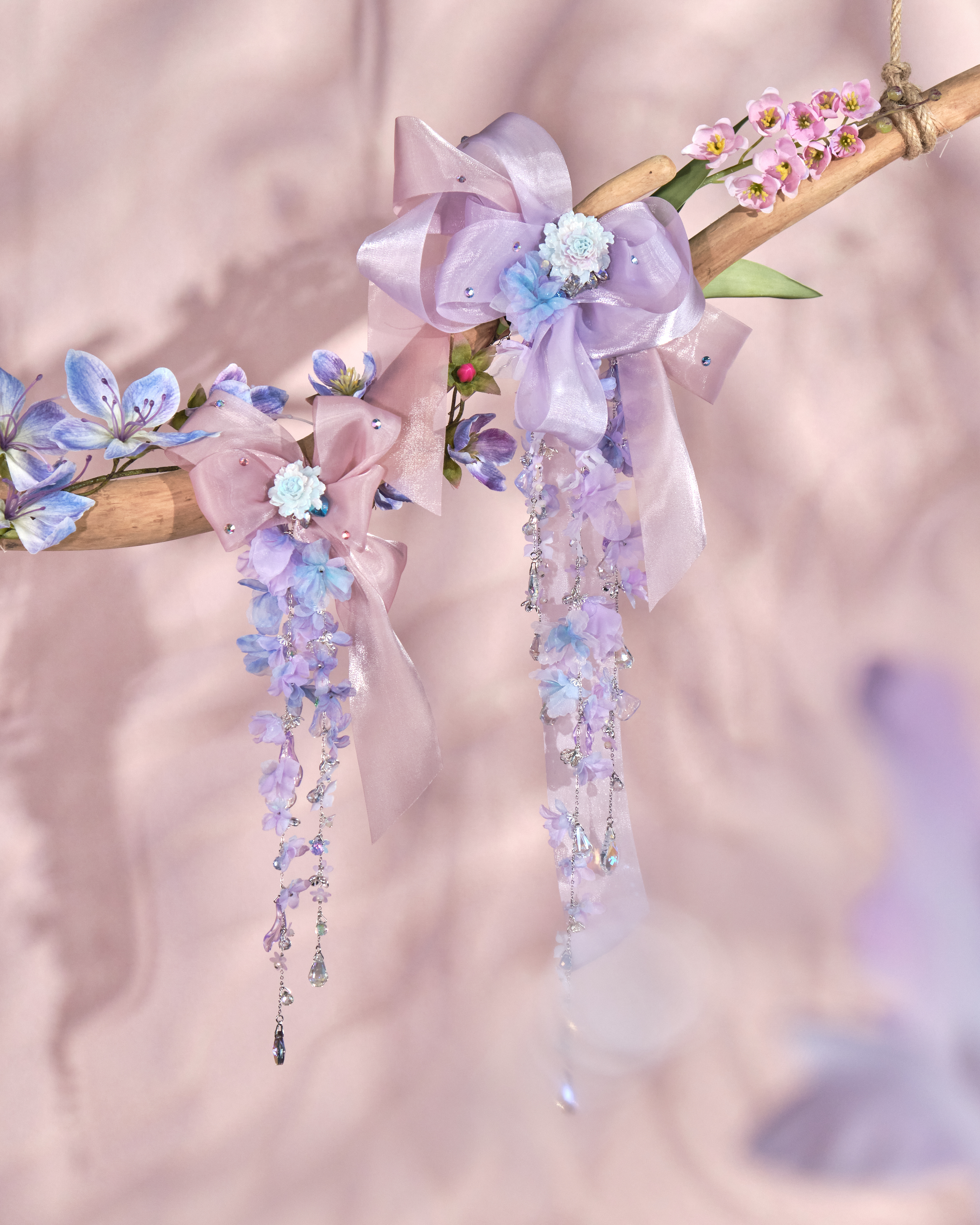 11106 Ichika 綻放紫藤2-way髮簪/髮夾