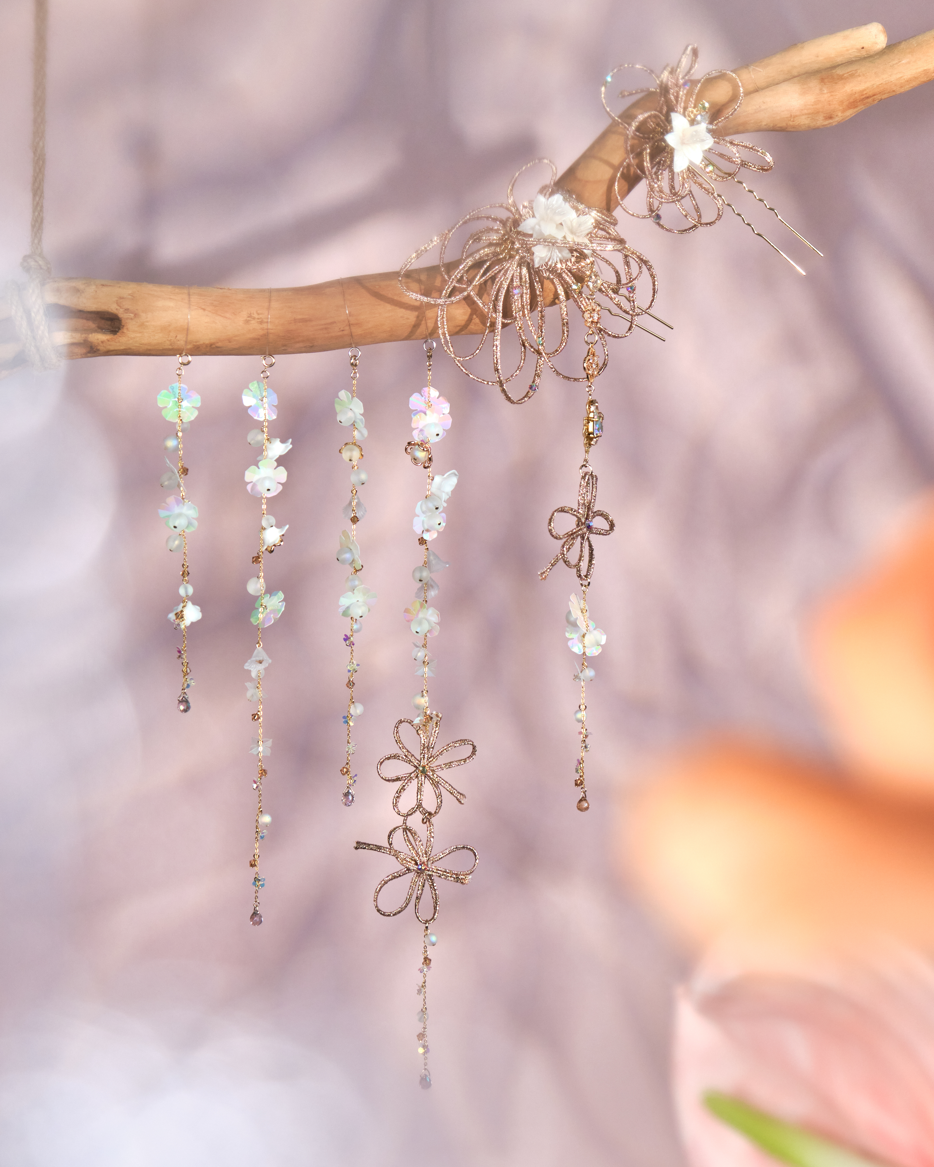 11103 Hina Hanabi Hair Pin Set