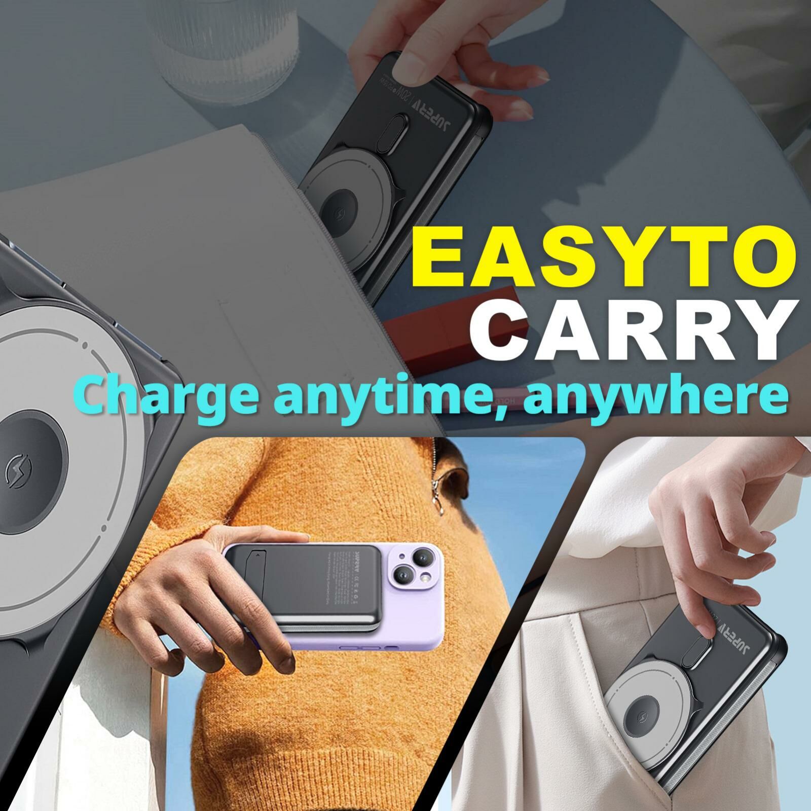 SuperV 3合1多功能無線移動電源MODEL POWER13