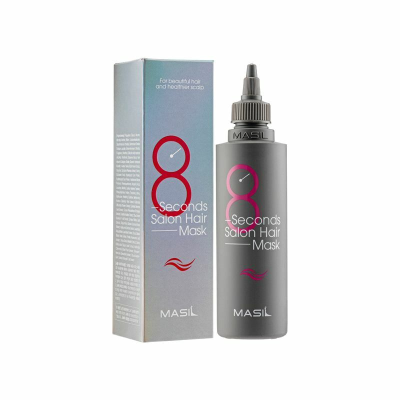 韓國 MASIL 8秒沙龍液體髮膜200ml (粉紅色柔順絲滑) Salon Hair Mask