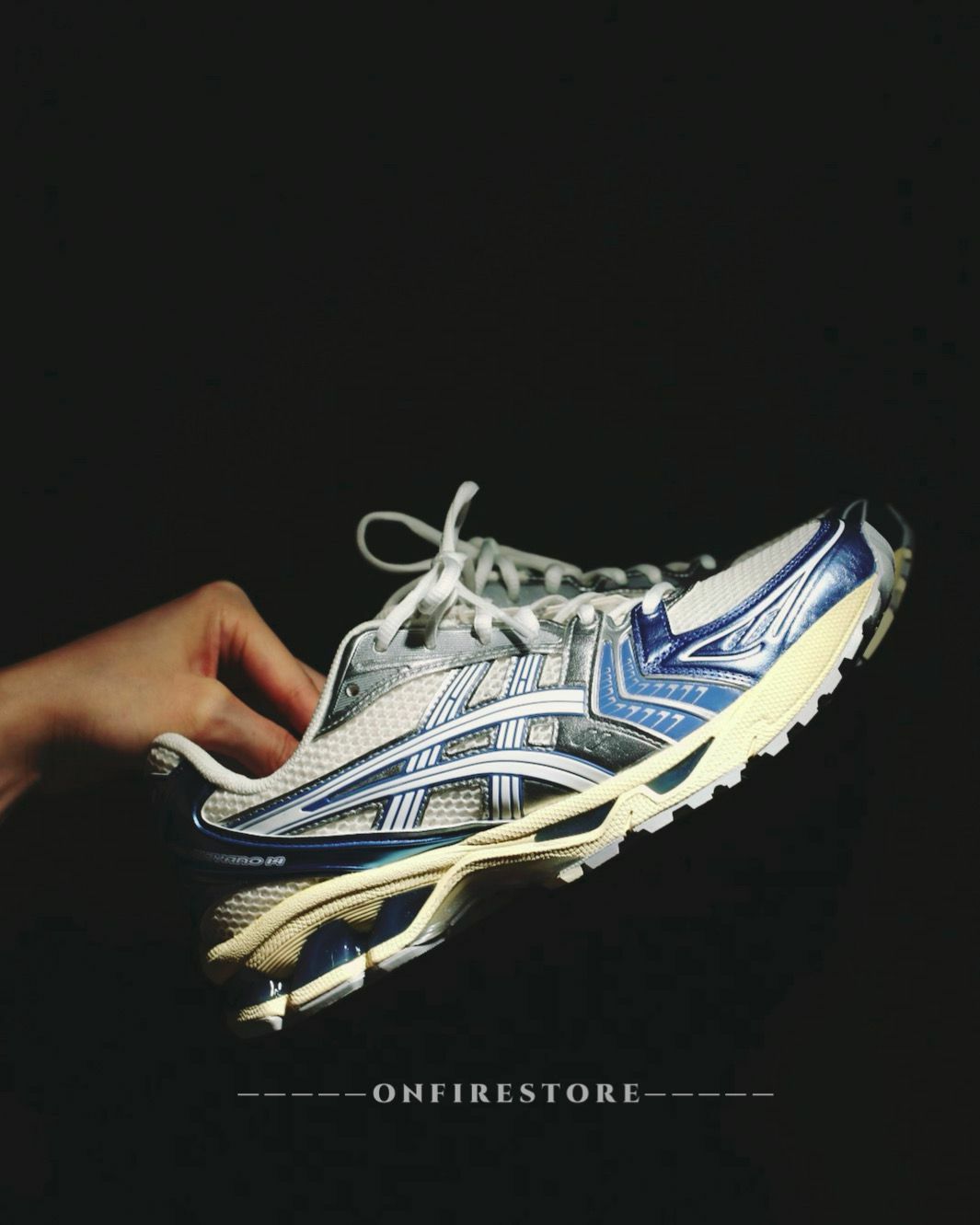 {現貨} ASICS Gel-Kayano 14 Cream/Denim Blue 1203A537-102
