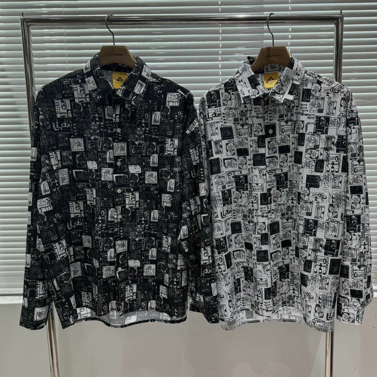 圖案長袖恤衫 BY ATTENTION-234S