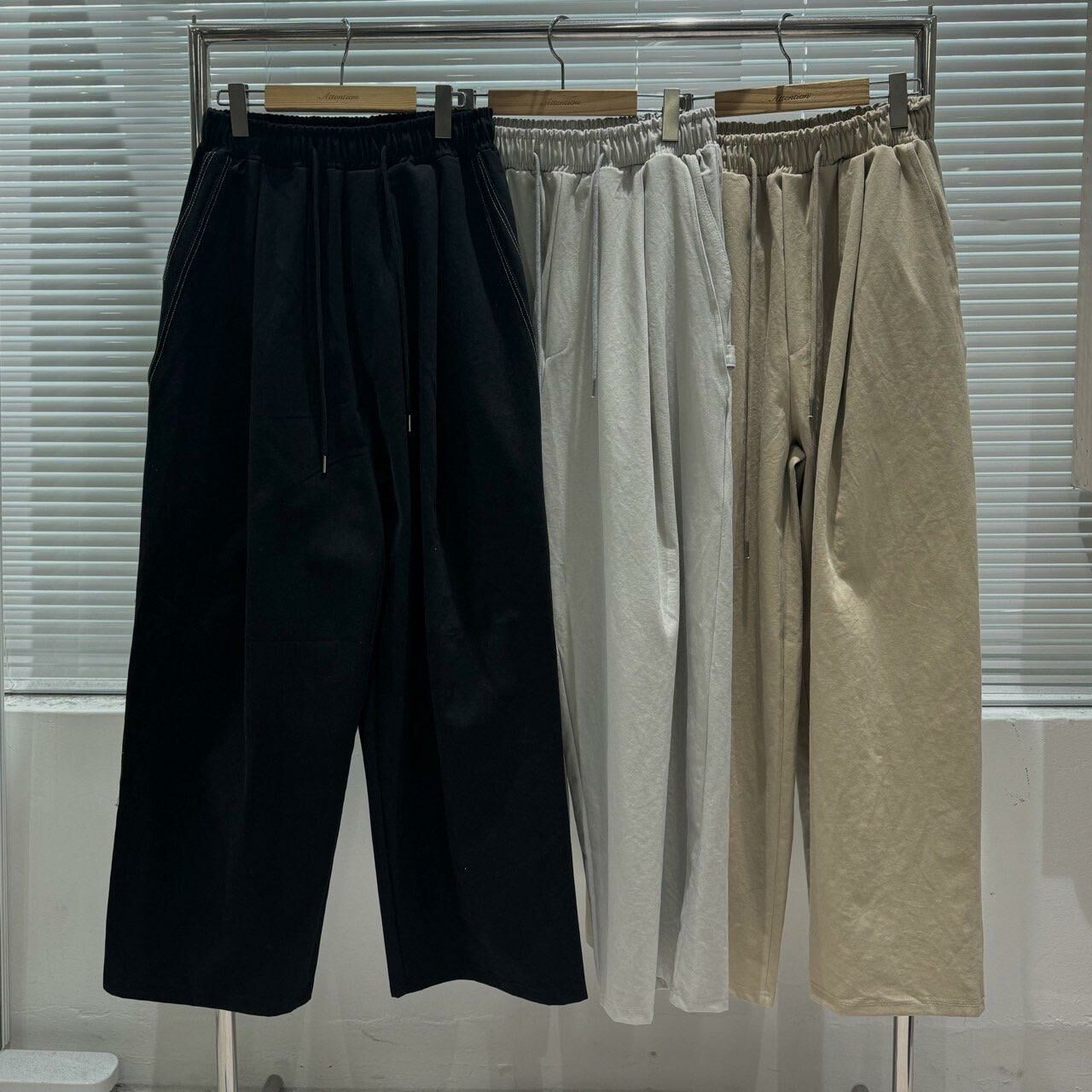 淨色鬆身褲 BY ATTENTION-237P