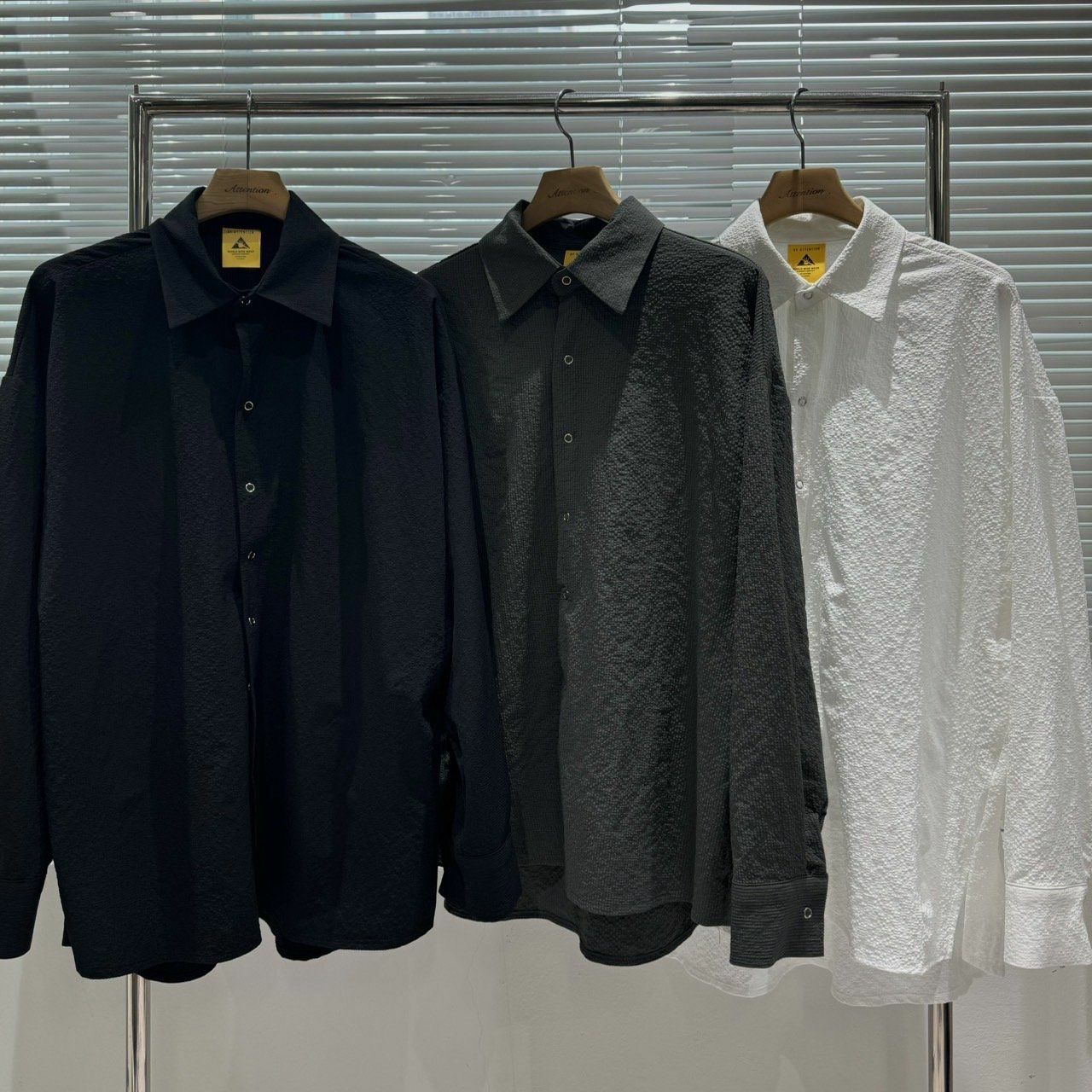 淨色長袖恤衫 BY ATTENTION-238S