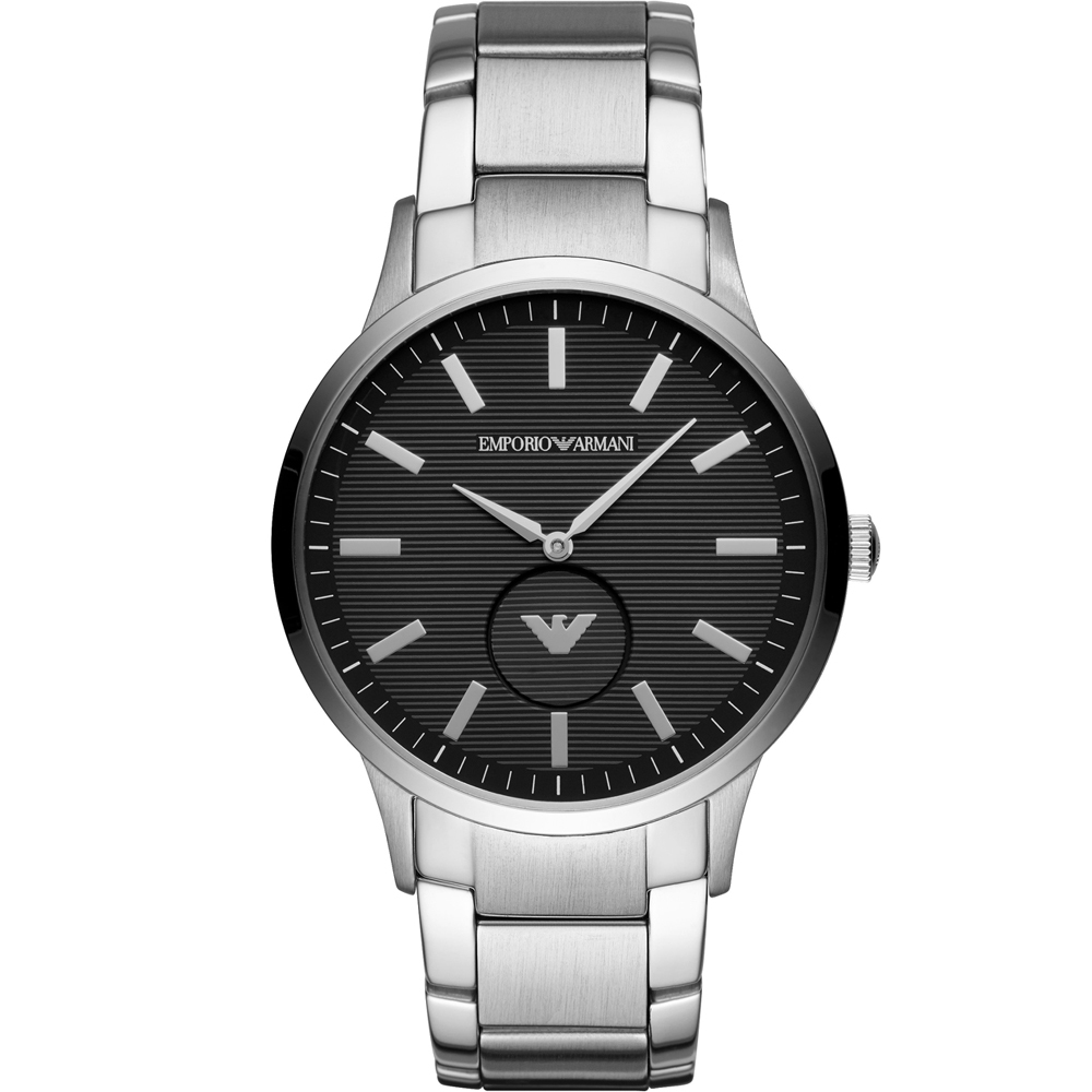 (預購)【Armani 亞曼尼】AR11118 簡約 紳士 商務 橫紋錶盤 不鏽鋼 石英 男錶