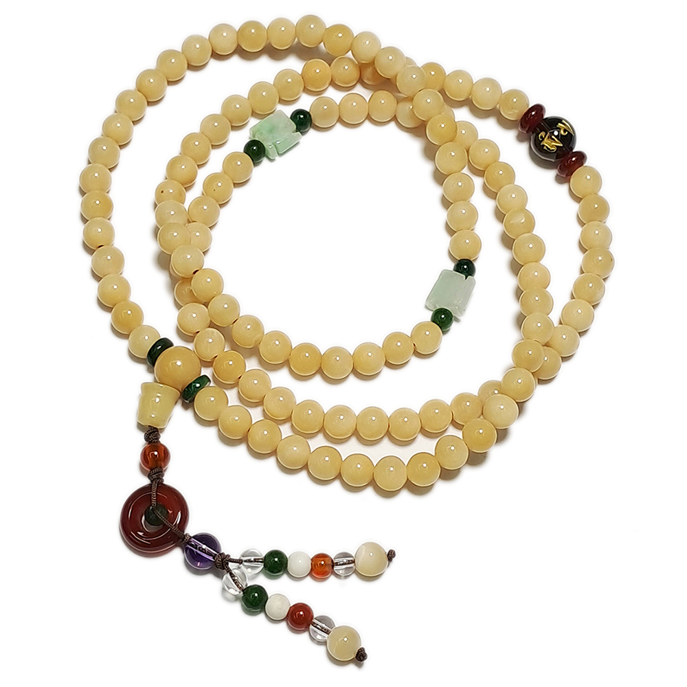 卍{玉}&菩提根108念珠6mm【十方】124111