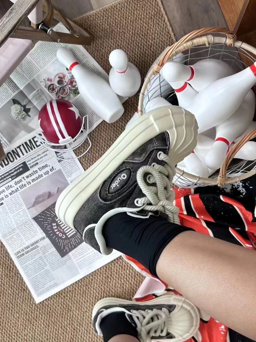 OUDER 開口笑 貝殼頭水洗牛仔 OUD022NZH