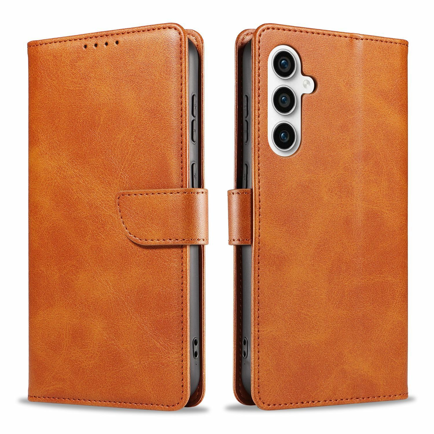 【有扣 / 無扣】XPRO - Slim Modern Wallet - Samsung S25 Case 貼身防撞翻蓋皮革插卡支架手機保護殼