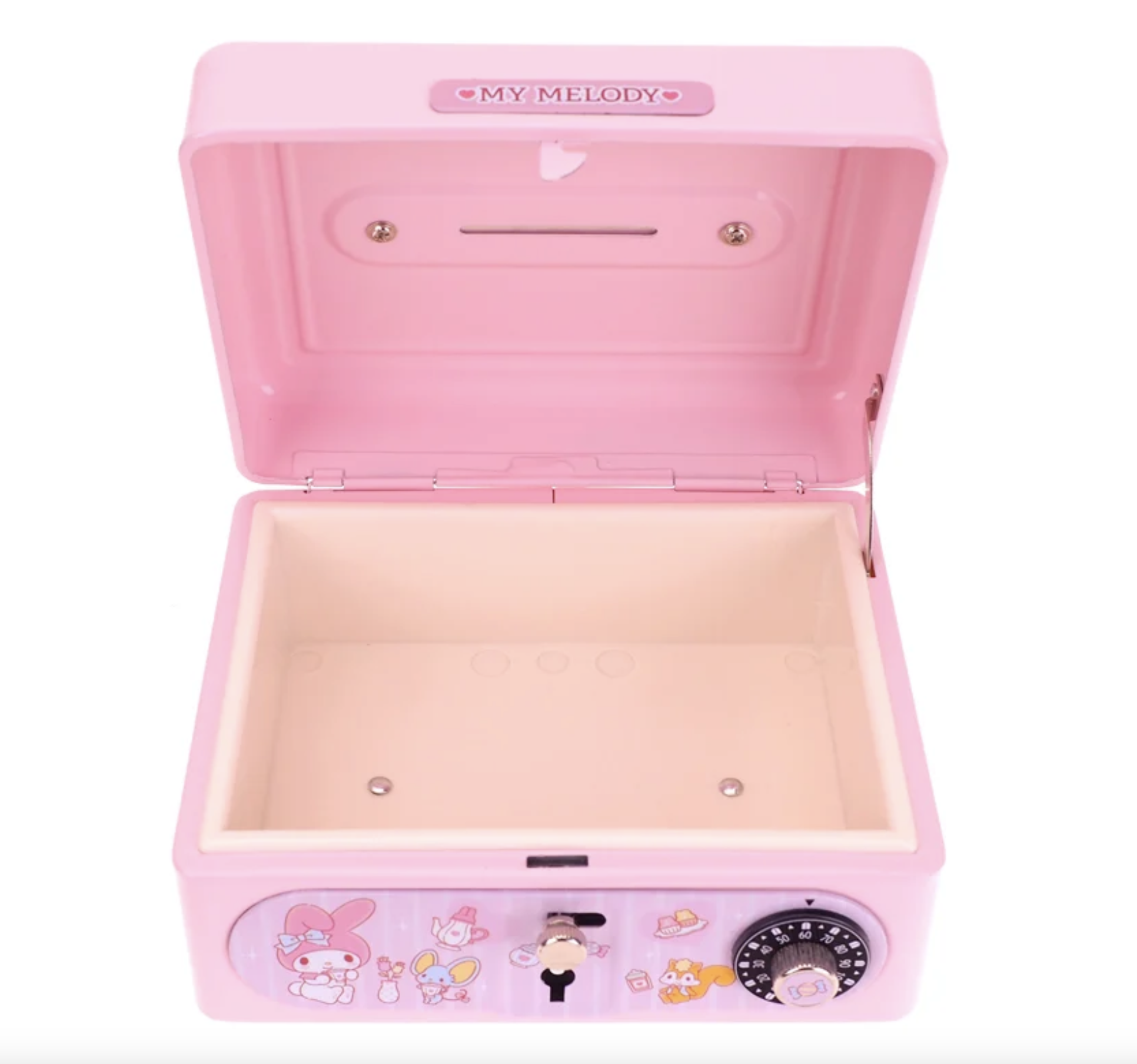 My Melody 夾萬連密碼鎖及鎖匙-細 9-6545-26