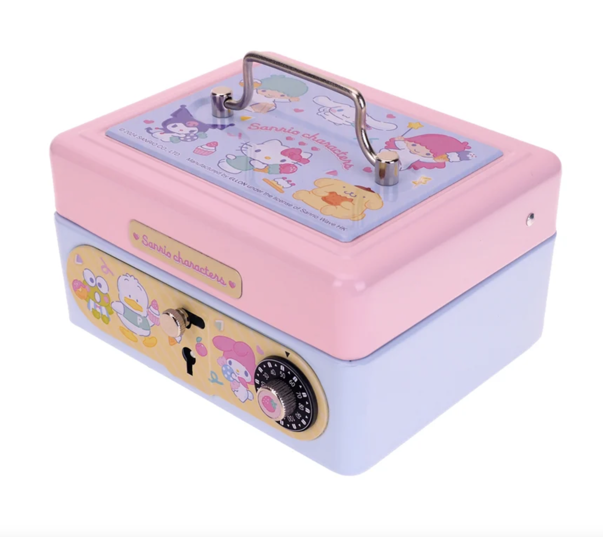 Mix Characters 夾萬連密碼鎖及鎖匙-細 9-6545-29