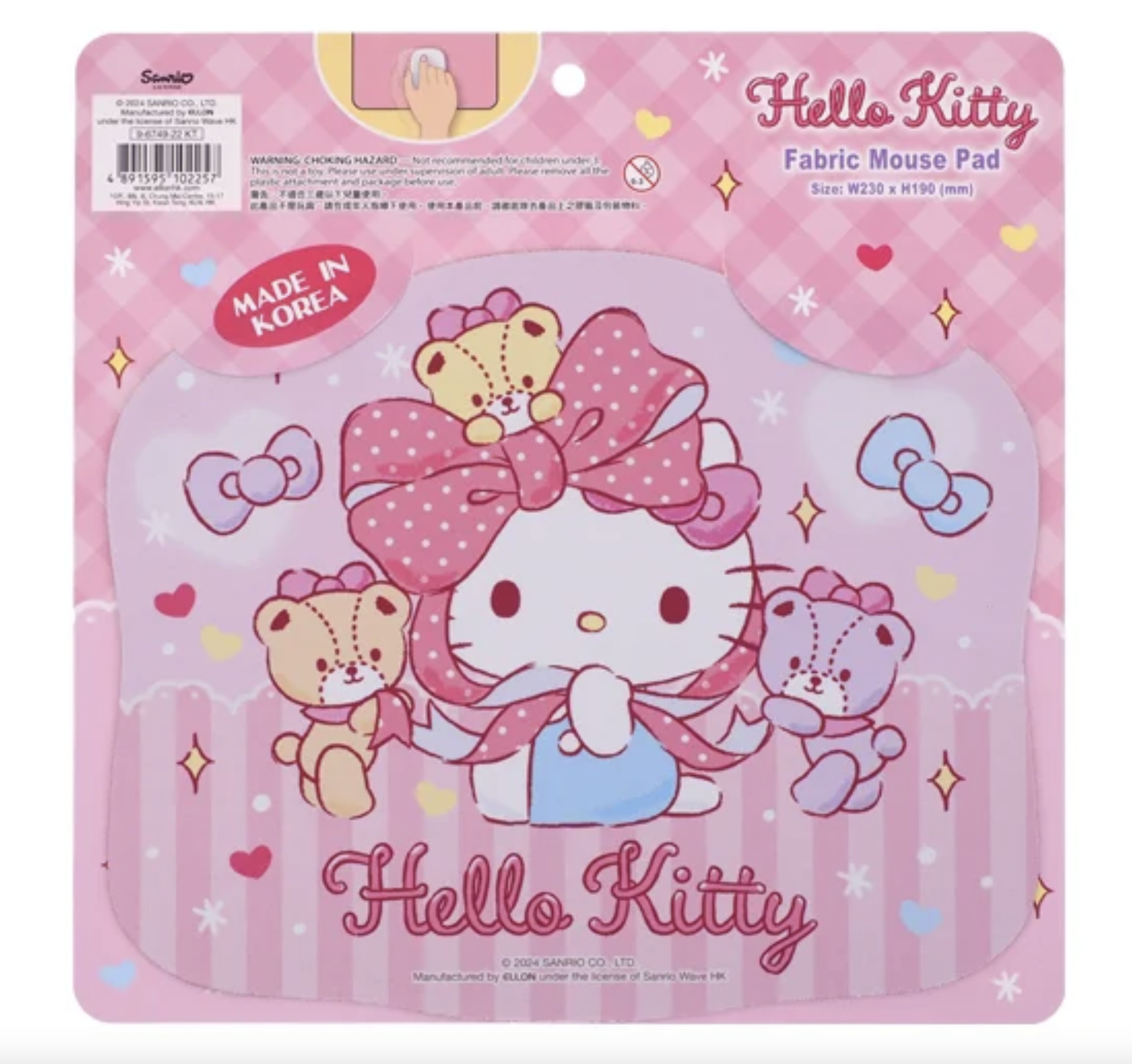 Hello Kitty 滑鼠墊 9-6749-22