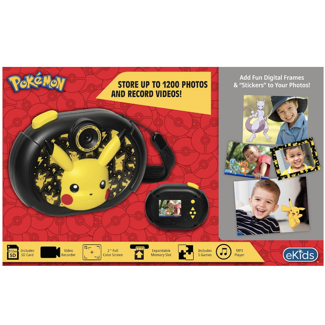 美國 Pokemon 兒童數位相機