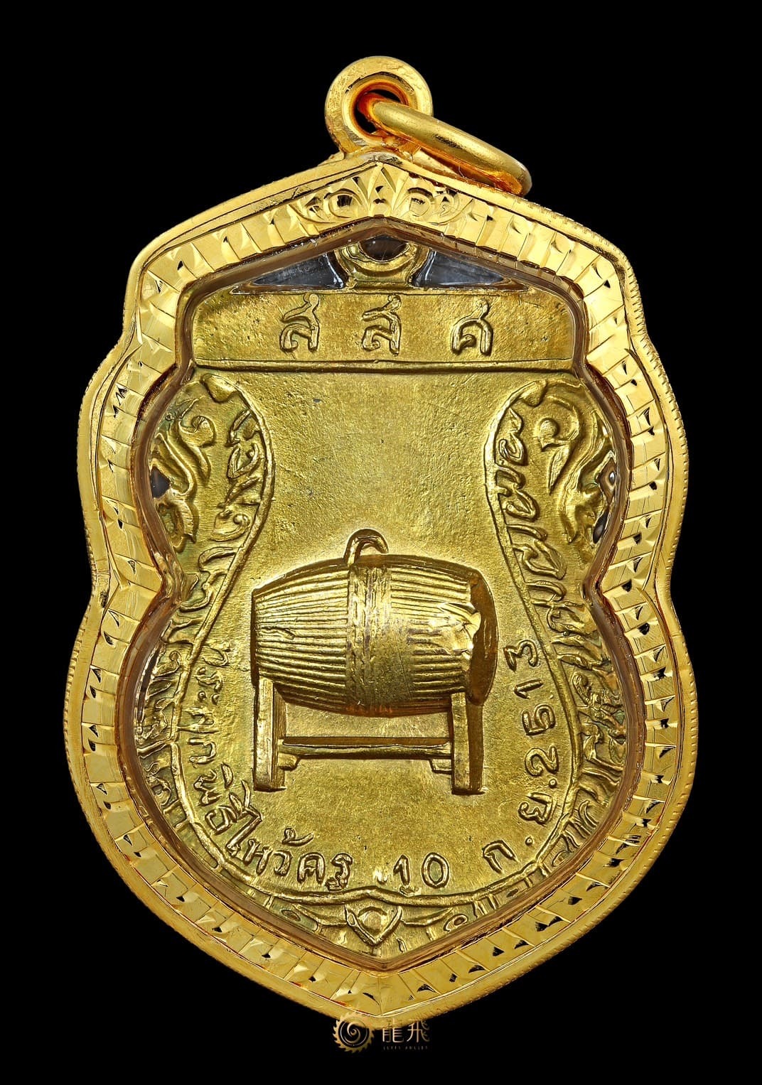 珀給魯士首第一期逆雍模銅鍍金美品—瓦帕闢連眾多頂尖聖僧佛歷2513年