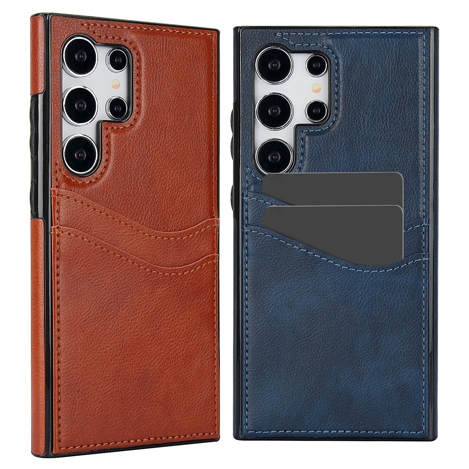 XPRO - Slim Card Clip - Samsung S25 Case 貼身防撞皮革插卡手機保護殼