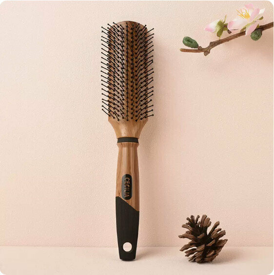 New household inner buckle styling curling comb (rib comb) [size: 23.5*4cm]