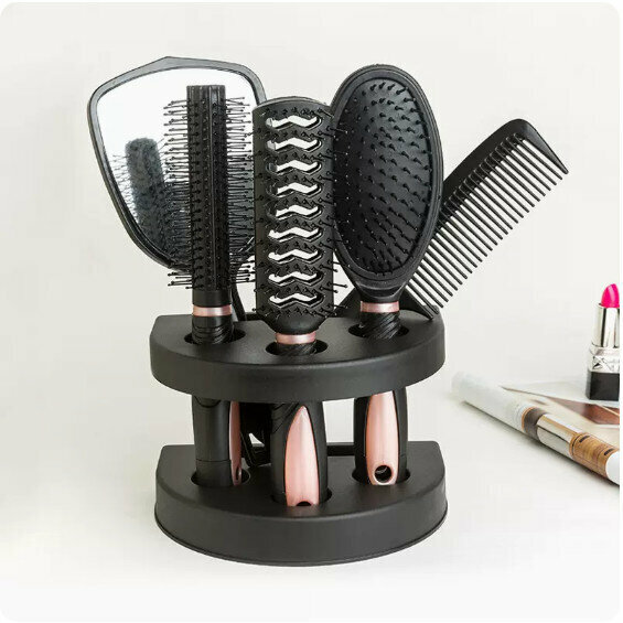 New home comb set (five-piece set [pink])