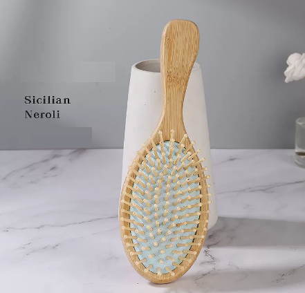 New bamboo air bag air cushion massage comb (big blue circle) (size: 23.7*8.2cm)