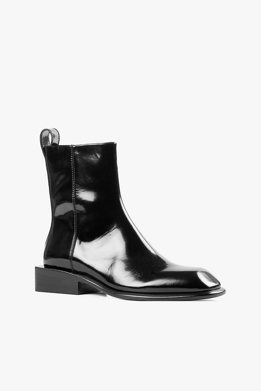 Rayless 方頭中跟短靴