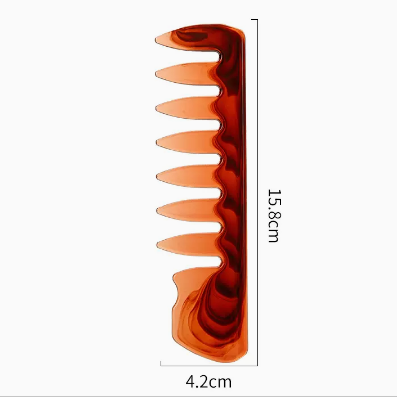 New retro oil comb (wide tooth comb) (size: 15.8*4.2cm)