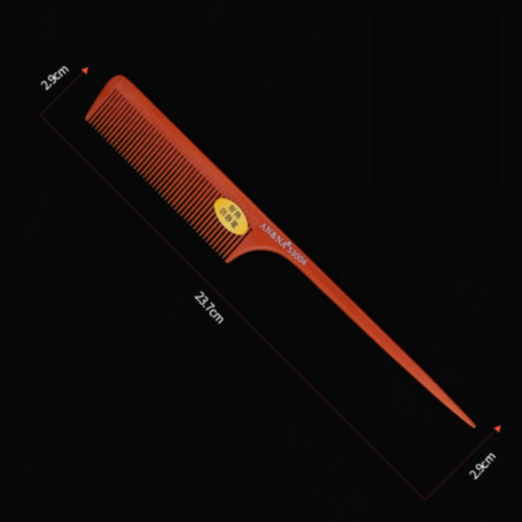 New fashionable hairdressing electrostatic ultra-thin comb with pointed tail shape and long comb (03 models)