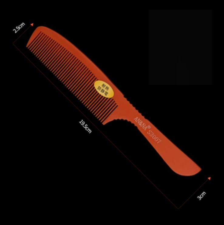 New fashionable hairdressing electrostatic ultra-thin comb with pointed tail shape and long comb (06 models)