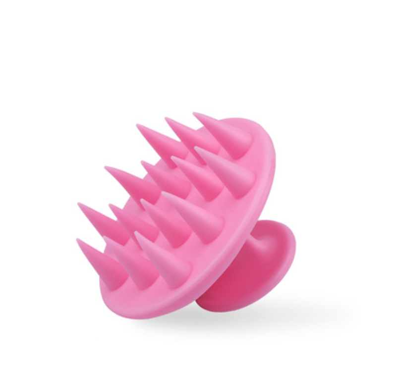 New style shampoo and anti-itch scratching brush, hair shampoo comb (pink)