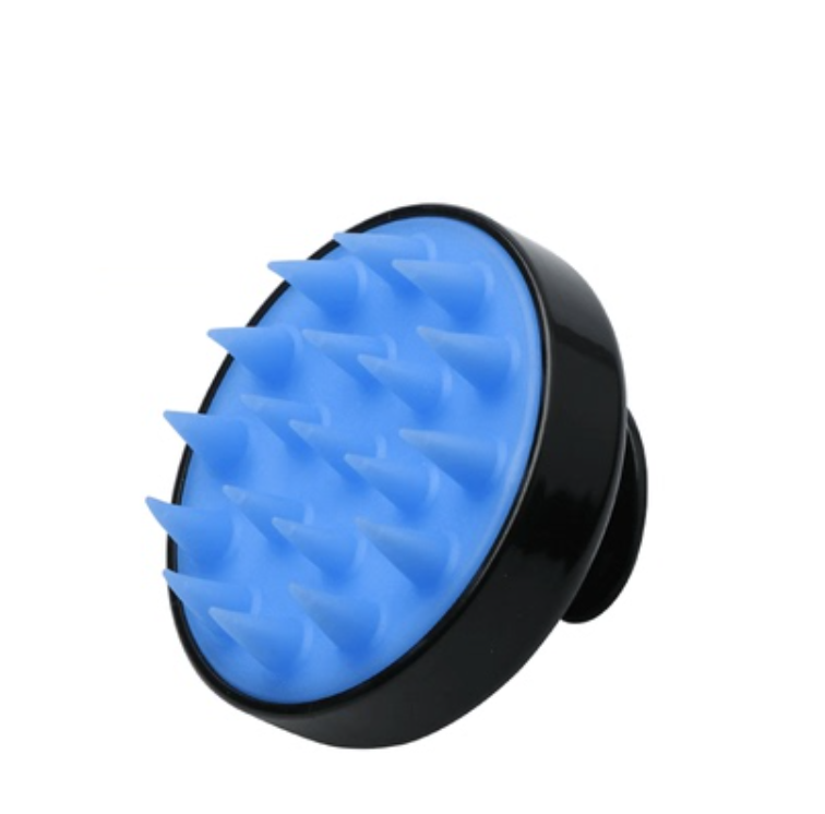 New style shampoo and anti-itch scratching brush, hair shampoo comb (black)