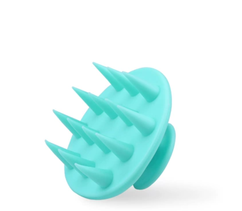 New hair shampooing, anti-itching and scratching brush, hair shampooing comb (model 01 cyan)
