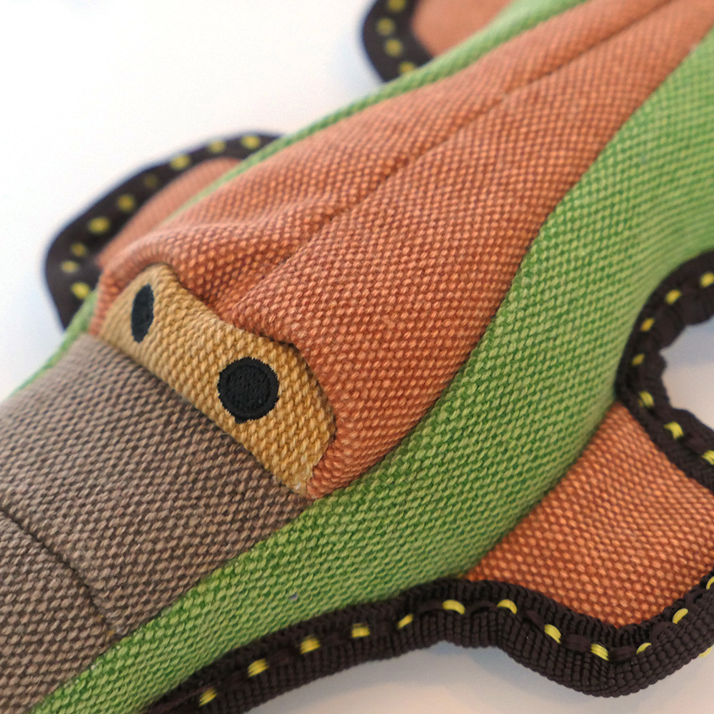 麻布鱷魚【霹靂耐抓咬系列】-100%貓薄荷填充貓玩具