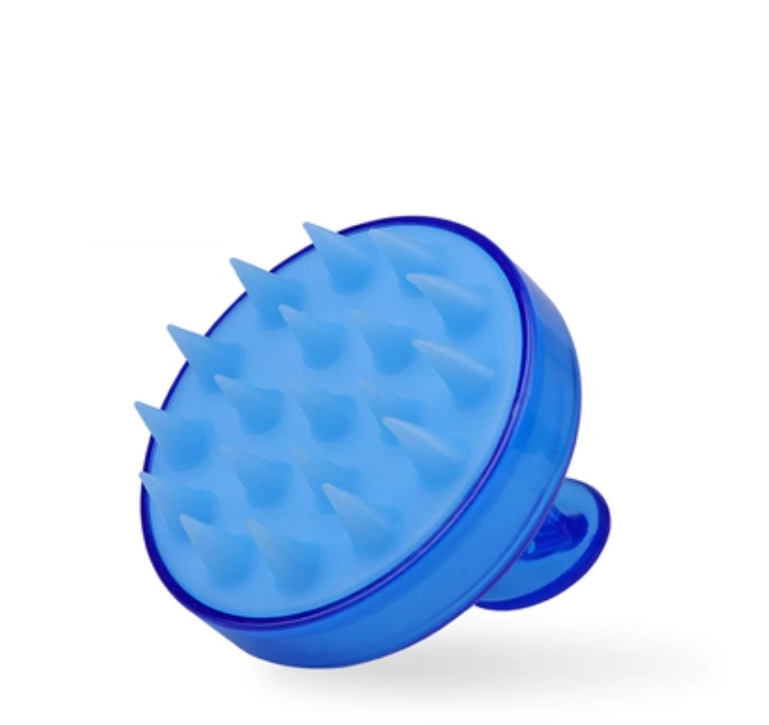 New shampoo and anti-itch scratching brush, hair shampoo comb (03 blue)
