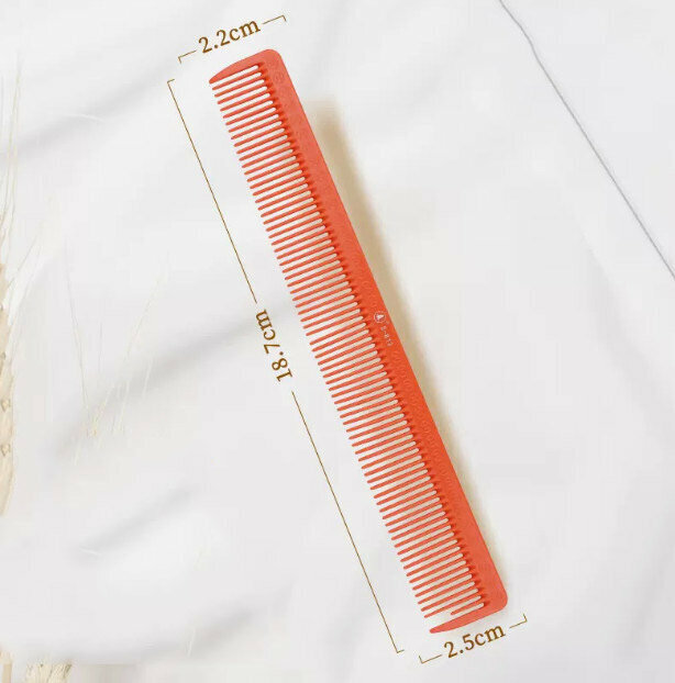 New professional hair comb (S-813 (orange) fine-tooth scale dual-purpose comb)