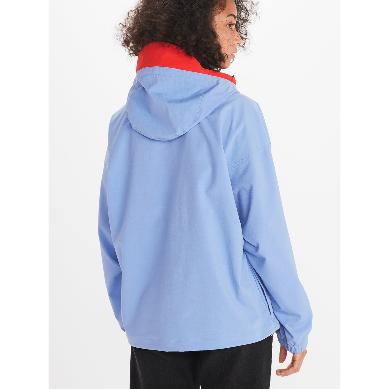 Marmot Women's '96 Active Anorak 女款半門襟防風連帽外套 M14194-21723 Getaway Blue/Victory Red [HappyOutdoor]