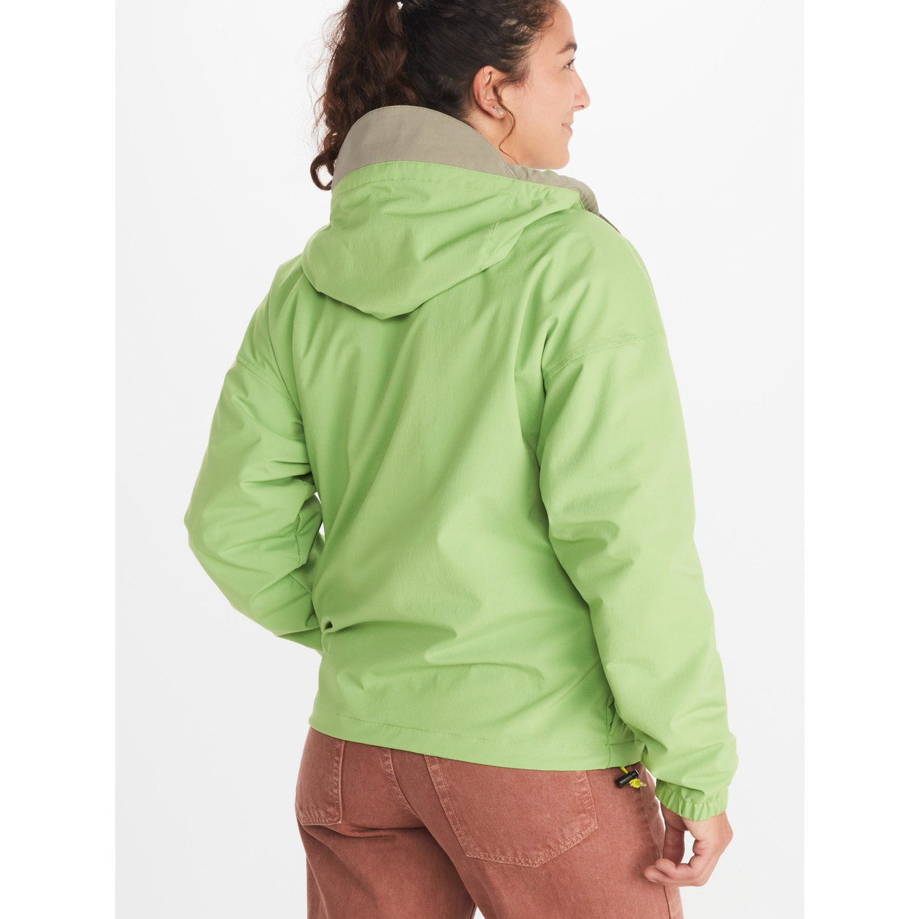 Marmot Women's '96 Active Anorak 女款半門襟防風連帽外套 M14194-21970 Kiwi/Vetiver [HappyOutdoor]