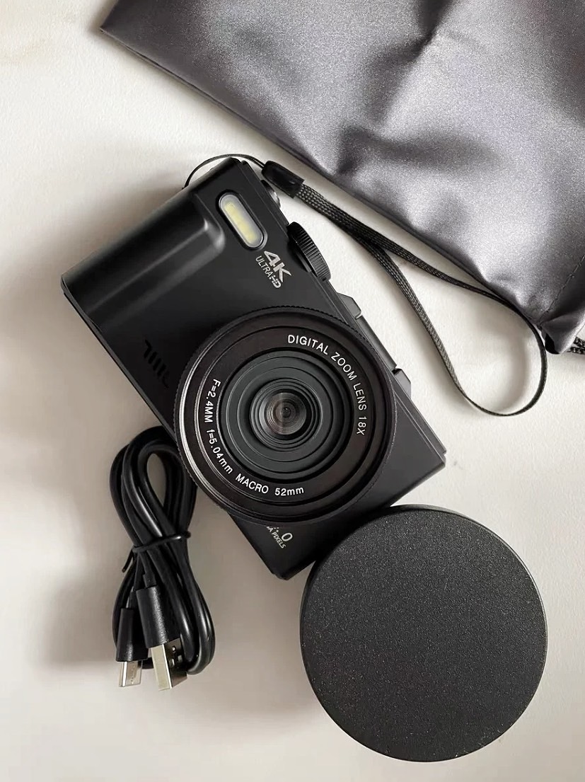 YZZCAM 翻轉螢幕 類單眼 CCD相機 4K 送32G記憶卡