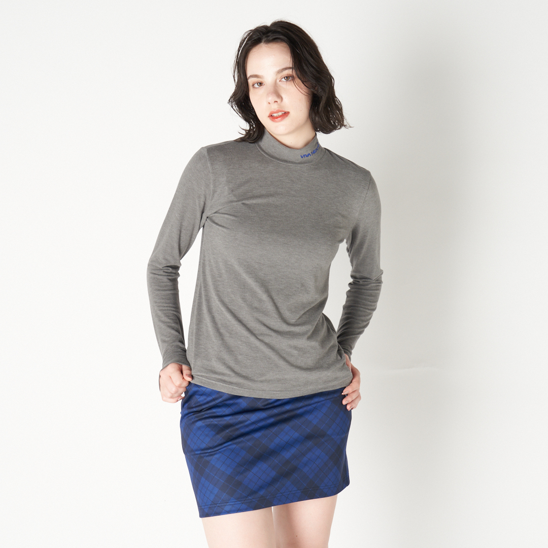 女士-保暖長袖小高領