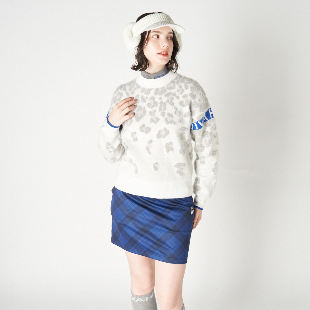 女士-豹紋針織衫