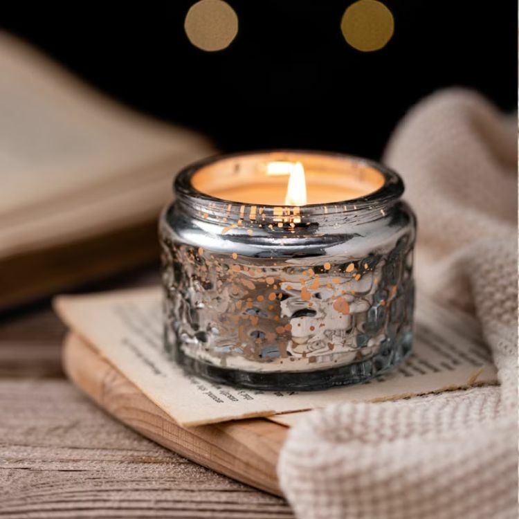 保庇BOBEE 銀色玻璃罐香氛蠟燭