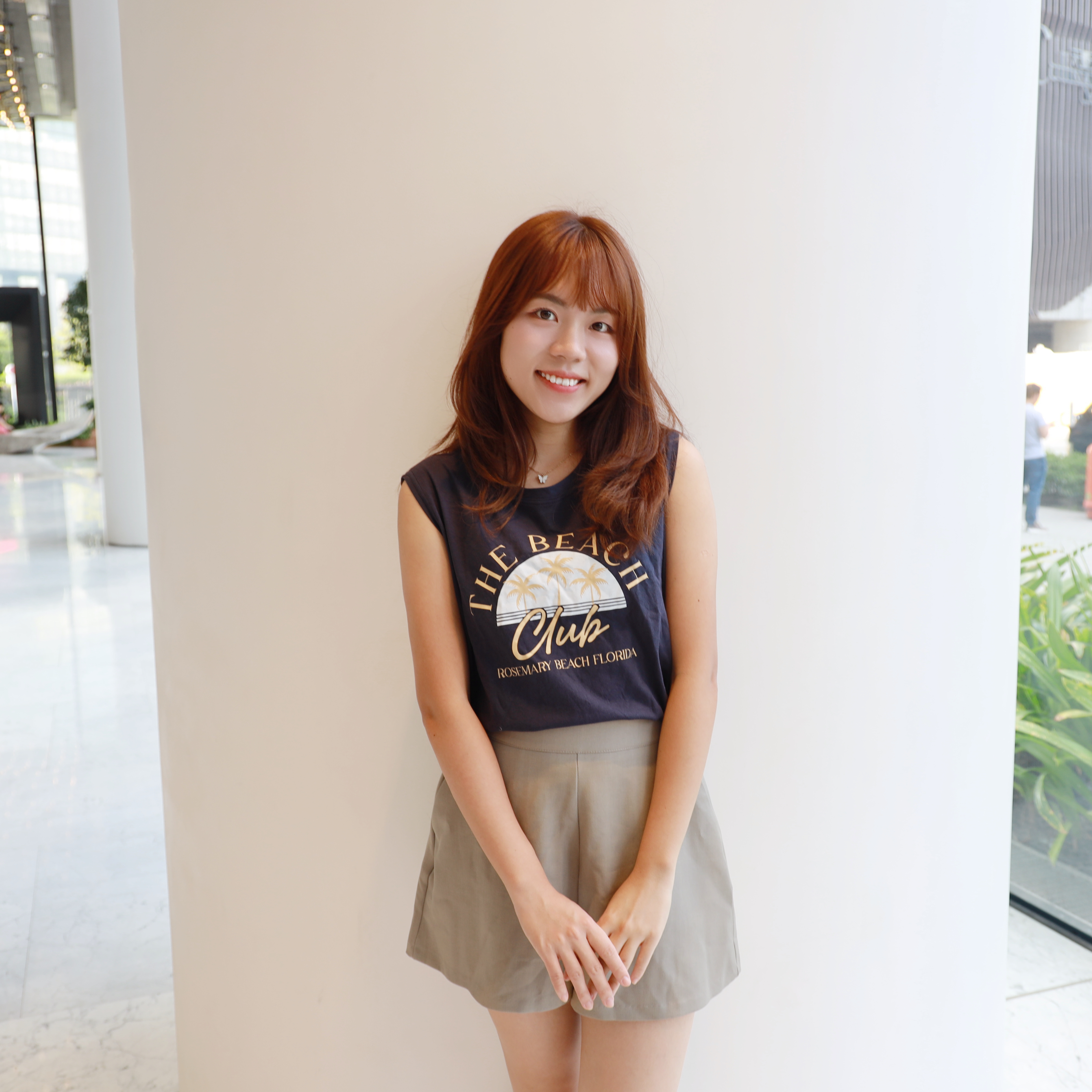 ||SR59|| 闊身橡筋腰秋日短褲