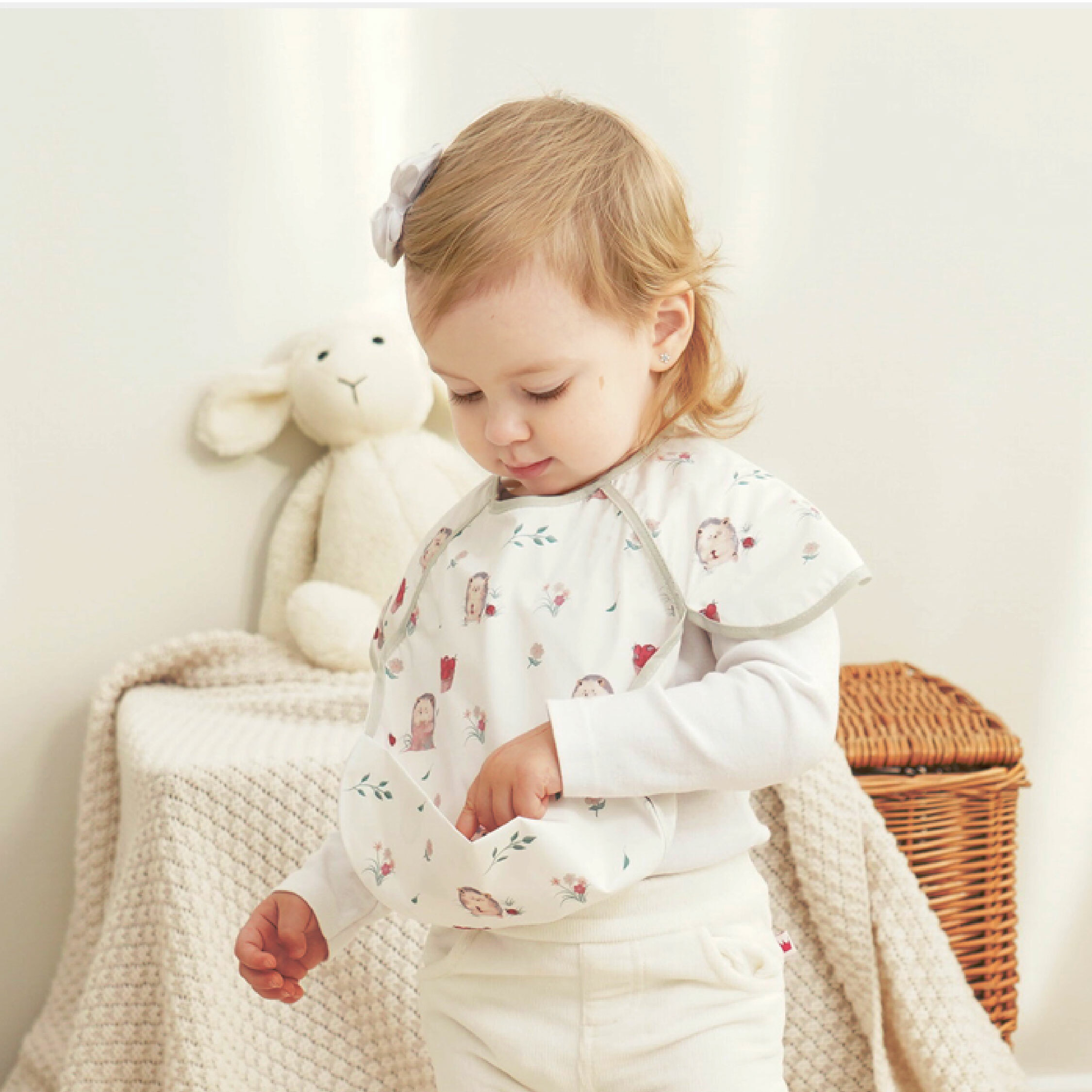 【JS0344】手繪插畫短袖防髒圍兜(兩入一組)＊三款