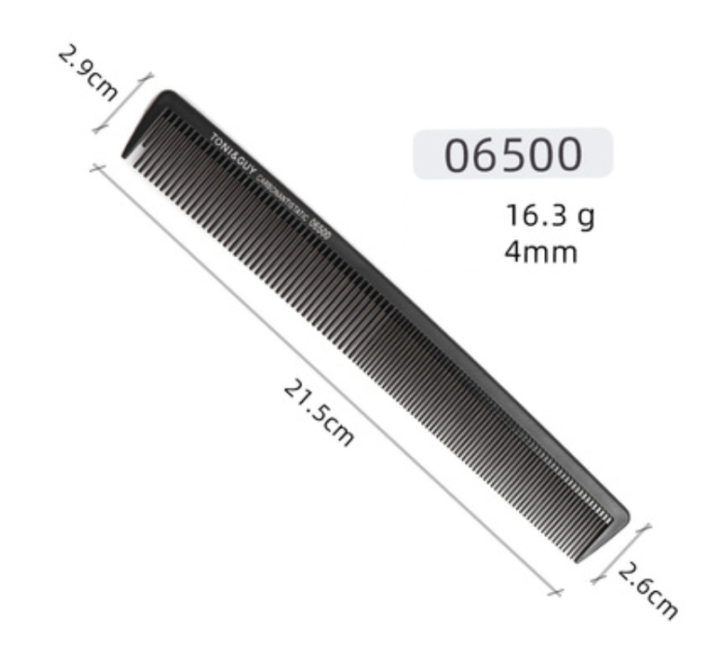 New anti-static hairdressing fine-toothed comb (03 model black)