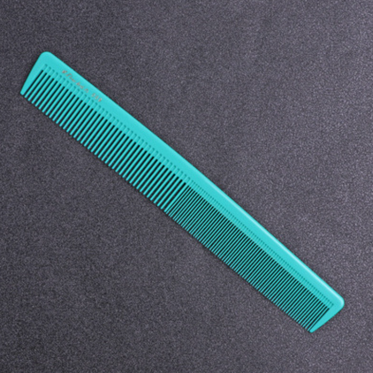 新款發型師專用時尚理發梳（綠色 尺寸：20.5cm*2.5cm*2.7cm）