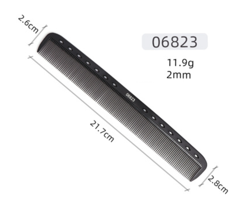 New anti-static hairdressing fine-toothed comb (05 model black)