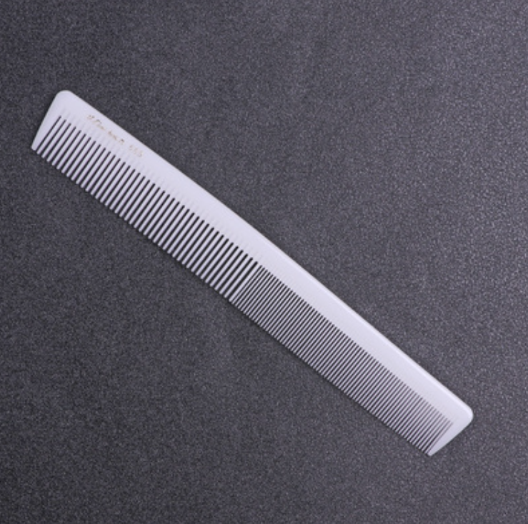 新款發型師專用時尚理發梳（白色 尺寸：20.5cm*2.5cm*2.7cm）