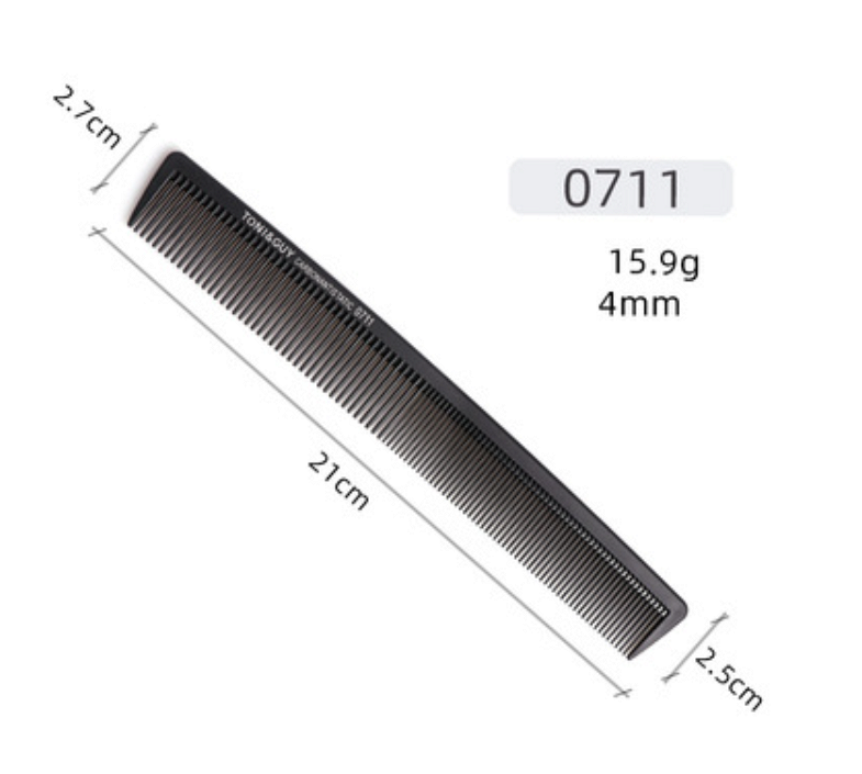 New anti-static hairdressing fine-toothed comb (13 styles black)
